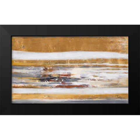 Innovation Black Modern Wood Framed Art Print by Pinto, Patricia
