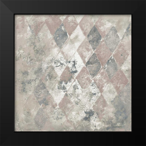 Peaceful Harlequin I Black Modern Wood Framed Art Print by Pinto, Patricia