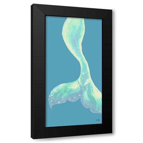 Vibrant Tail Black Modern Wood Framed Art Print with Double Matting by Medley, Elizabeth