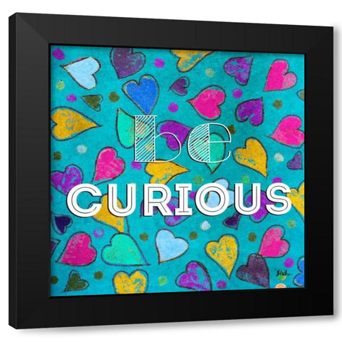 Collage Pattern I Black Modern Wood Framed Art Print with Double Matting by Pinto, Patricia