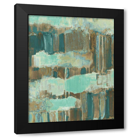 Autumnal Black Modern Wood Framed Art Print by Loreth, Lanie