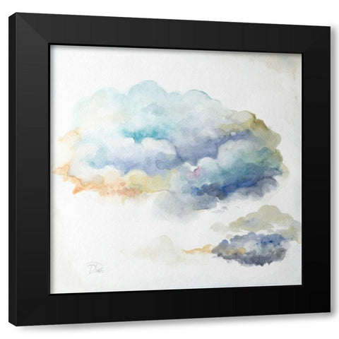 Clouds I Black Modern Wood Framed Art Print by Pinto, Patricia