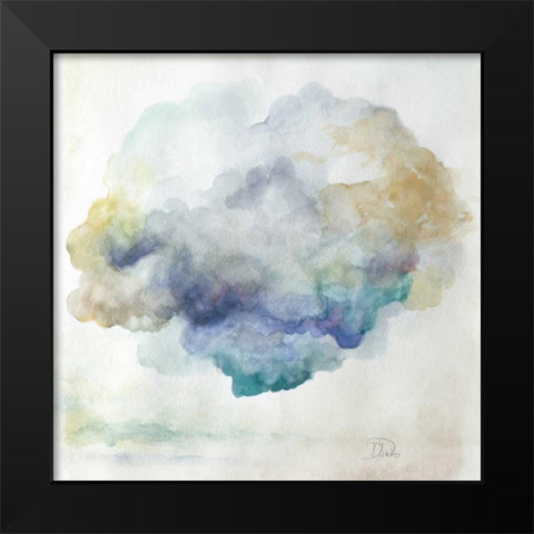 Clouds II Black Modern Wood Framed Art Print by Pinto, Patricia