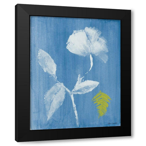 Floral Whisper I Black Modern Wood Framed Art Print with Double Matting by Loreth, Lanie