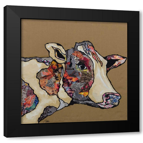 Farm Collage II Black Modern Wood Framed Art Print by Ritter, Gina
