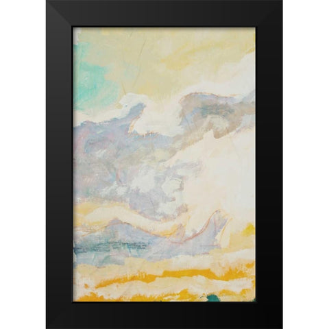 Graceful Black Modern Wood Framed Art Print by Peck, Gail