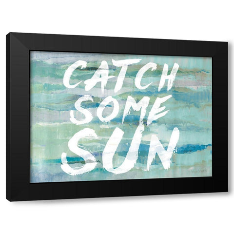 Catch Some Sun Black Modern Wood Framed Art Print with Double Matting by Loreth, Lanie
