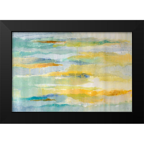 Summer Sea Black Modern Wood Framed Art Print by Loreth, Lanie