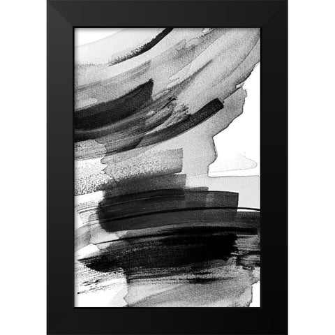 Midnight Gold I Black Modern Wood Framed Art Print by Loreth, Lanie