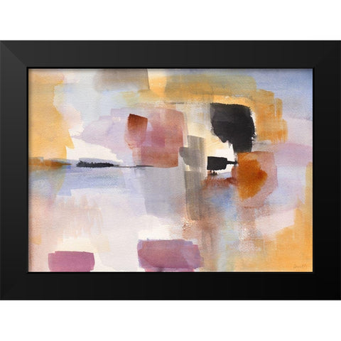 Reflective Wonder Black Modern Wood Framed Art Print by Loreth, Lanie