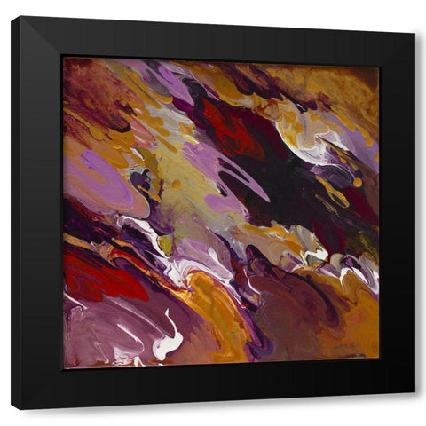 Windswept Wonder Black Modern Wood Framed Art Print by Loreth, Lanie
