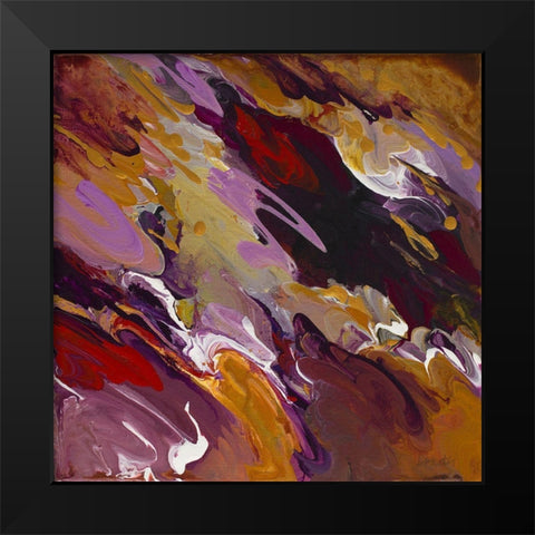 Windswept Wonder Black Modern Wood Framed Art Print by Loreth, Lanie