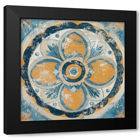 Bright Portugese Hue Black Modern Wood Framed Art Print by Pinto, Patricia