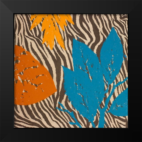 Wild Animal Black Modern Wood Framed Art Print by Loreth, Lanie