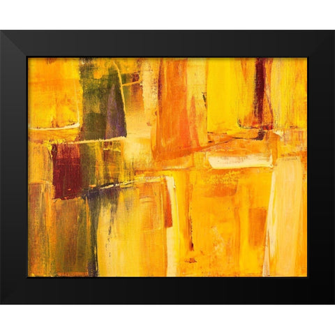 Impromptu Black Modern Wood Framed Art Print by Loreth, Lanie