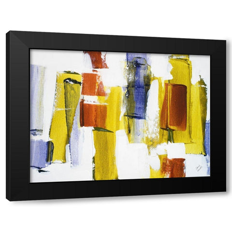 Spring Drifts I Black Modern Wood Framed Art Print with Double Matting by Loreth, Lanie