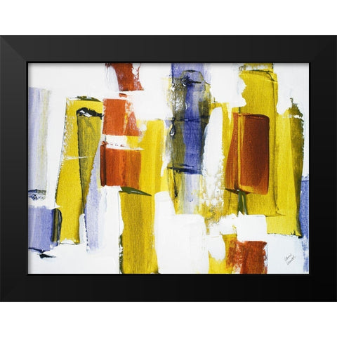 Spring Drifts I Black Modern Wood Framed Art Print by Loreth, Lanie