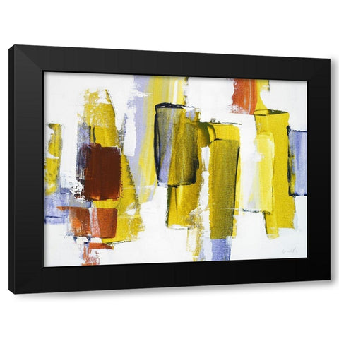 Spring Drifts II Black Modern Wood Framed Art Print by Loreth, Lanie