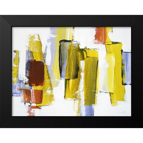 Spring Drifts II Black Modern Wood Framed Art Print by Loreth, Lanie