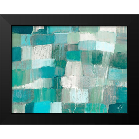 Fortitude Black Modern Wood Framed Art Print by Loreth, Lanie