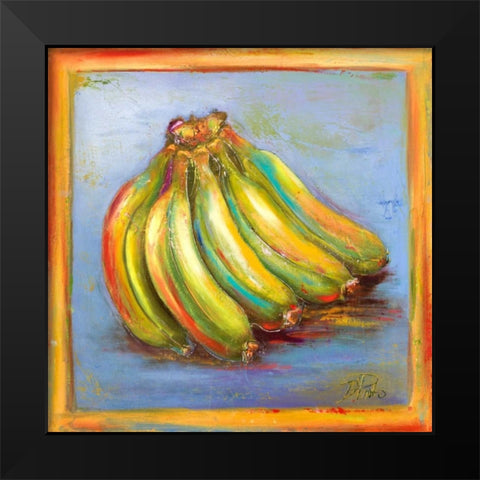 Banana II Black Modern Wood Framed Art Print by Pinto, Patricia