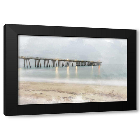 Pier of Memory Black Modern Wood Framed Art Print by Bill Carson Photography