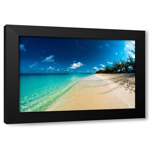 Cayman Islands Beach Black Modern Wood Framed Art Print by Bill Carson Photography