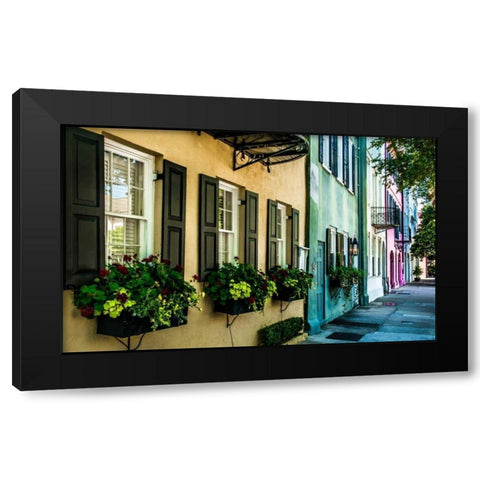 Charleston Black Modern Wood Framed Art Print by Bill Carson Photography