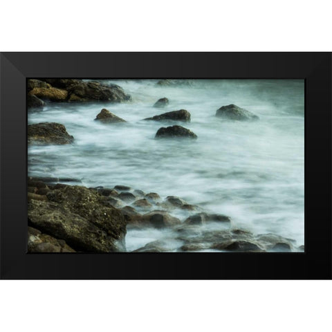 Rocks II Black Modern Wood Framed Art Print by Bill Carson Photography