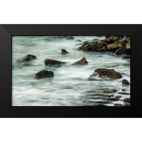 Rocks I Black Modern Wood Framed Art Print by Bill Carson Photography