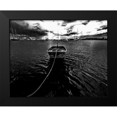 Seaworthy Black Modern Wood Framed Art Print by Bill Carson Photography