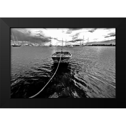 Seaworthy Black Modern Wood Framed Art Print by Bill Carson Photography