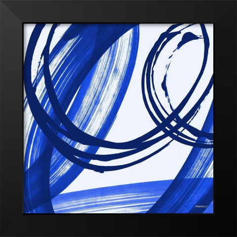 Cool Winds Black Modern Wood Framed Art Print by Meneely, Dan
