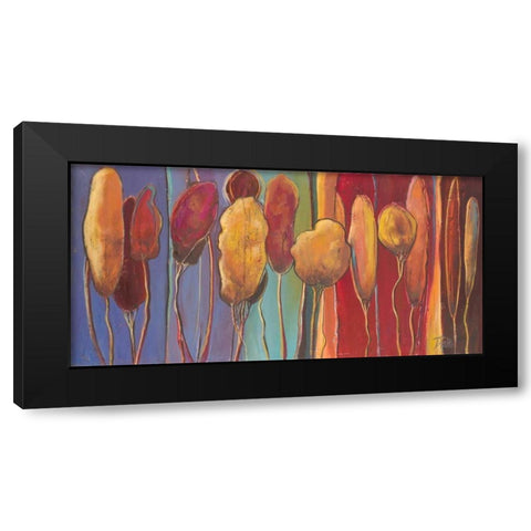 Modern Trees II Black Modern Wood Framed Art Print by Pinto, Patricia
