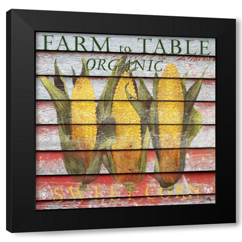 Farm to Table Black Modern Wood Framed Art Print with Double Matting by Medley, Elizabeth