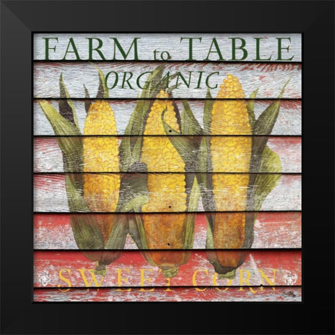 Farm to Table Black Modern Wood Framed Art Print by Medley, Elizabeth