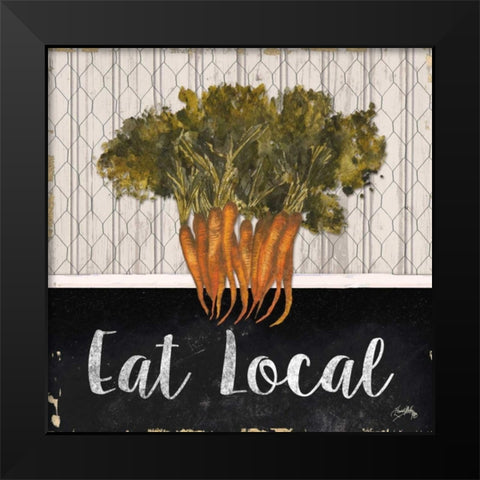 Local Grown I Black Modern Wood Framed Art Print by Medley, Elizabeth