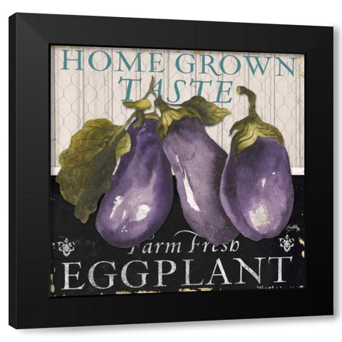 Vegetable Farm Fresh IV Black Modern Wood Framed Art Print with Double Matting by Medley, Elizabeth