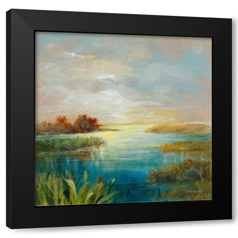 Sound of Sunrise Black Modern Wood Framed Art Print by Loreth, Lanie