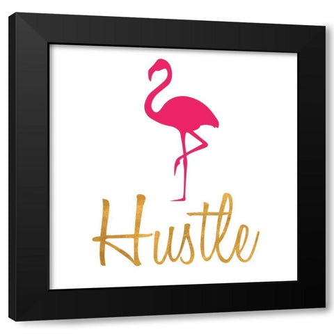 Office Pop I Black Modern Wood Framed Art Print with Double Matting by SD Graphics Studio