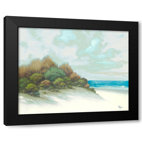 Seashore I Black Modern Wood Framed Art Print with Double Matting by Rhyan, Vivien