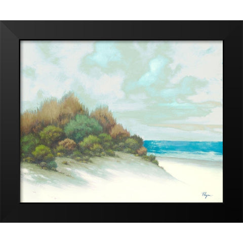 Seashore I Black Modern Wood Framed Art Print by Rhyan, Vivien