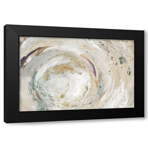 Nature Swirl Black Modern Wood Framed Art Print with Double Matting by Loreth, Lanie