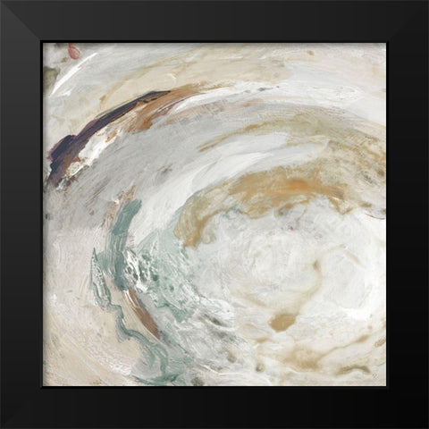 Nature Swirl Square I Black Modern Wood Framed Art Print by Loreth, Lanie