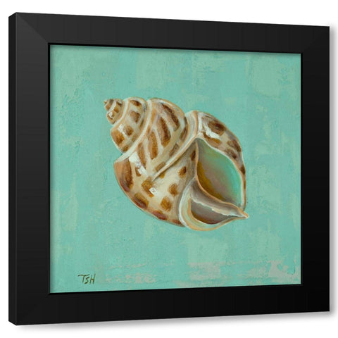 Oceans Gift II Black Modern Wood Framed Art Print with Double Matting by Hakimipour, Tiffany