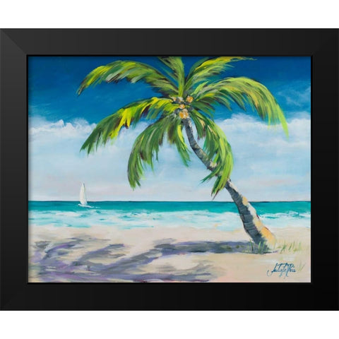 Ocean Breeze I Black Modern Wood Framed Art Print by DeRice, Julie