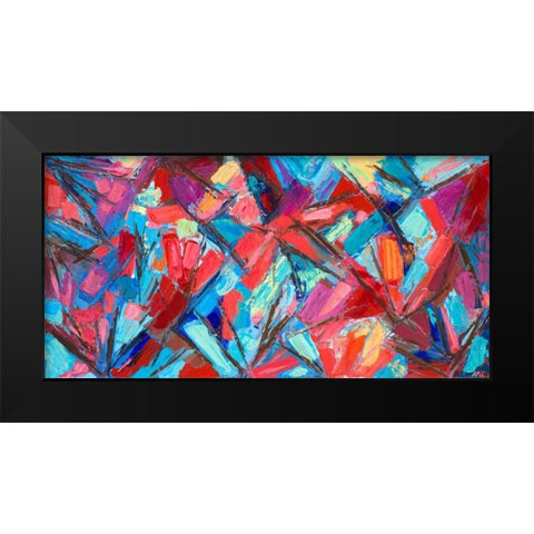 Abscission Black Modern Wood Framed Art Print by Coolick, Ann Marie