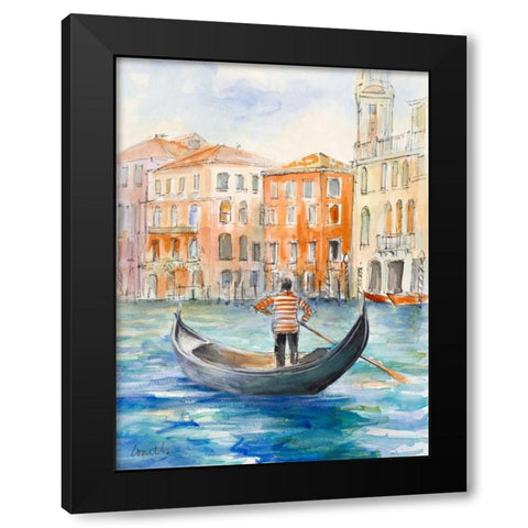 Cruising on the Grand Black Modern Wood Framed Art Print by Loreth, Lanie