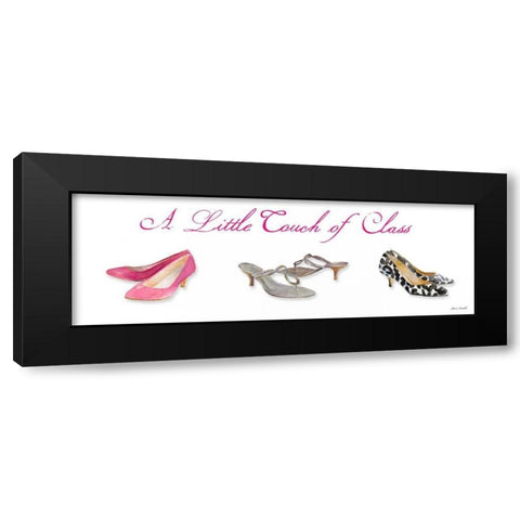 Class and Beauty I Black Modern Wood Framed Art Print by Loreth, Lanie