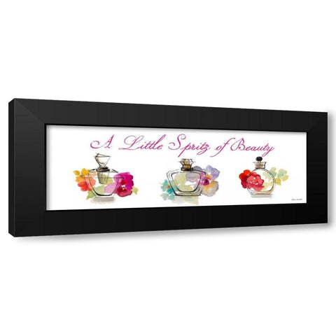 Class and Beauty II Black Modern Wood Framed Art Print by Loreth, Lanie